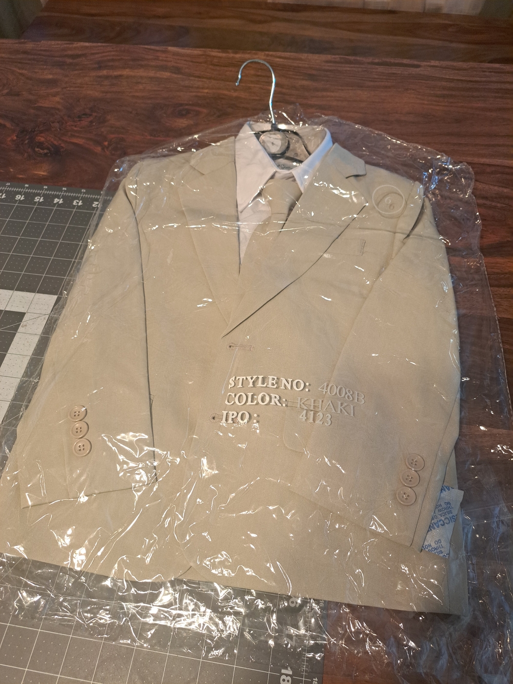 Kids Khaki Blazer Jacket